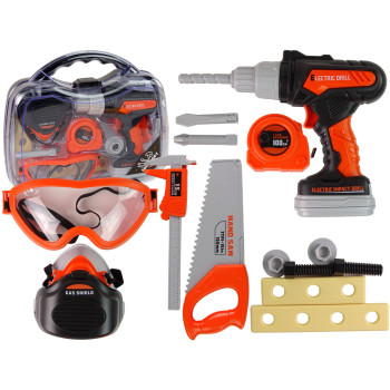 Zestaw Narzędzi Wkrętarka Na Baterie Okulary