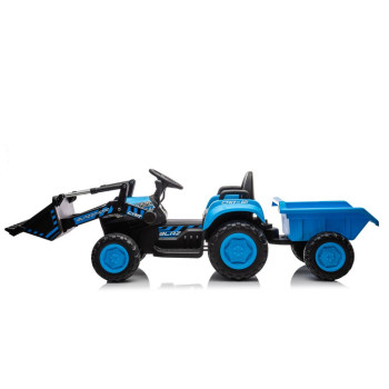 Traktor Na Akumulator Z Łyżką BW-X002A Niebieski
