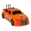 Auto Sportowe Wyścigowe 1:16 Pomarańczowy Dźwięk