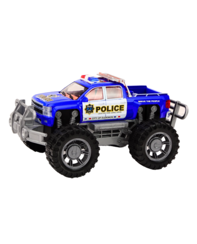 Samochód Policyjny Pickup Niebieski Terenowy Wóz Policji