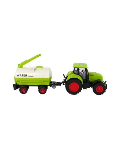 Traktor z Przyczepą Duże Koła Zielony Farma