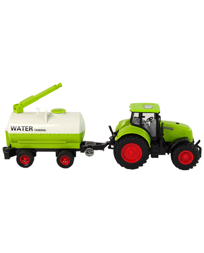 Traktor z Przyczepą Duże Koła Zielony Farma