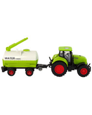 Traktor z Przyczepą Duże Koła Zielony Farma