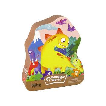 Puzzle Dinozaur Wulkan 48 Elementów