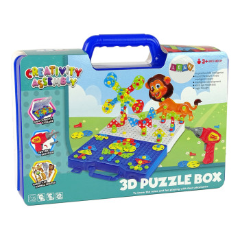 Zestaw Puzzli 3D DIY Wkrętarka Teczka