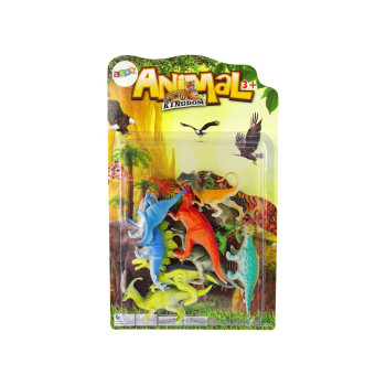 Zestaw Figurek Dinozaurów 9 sztuk Kolorowe