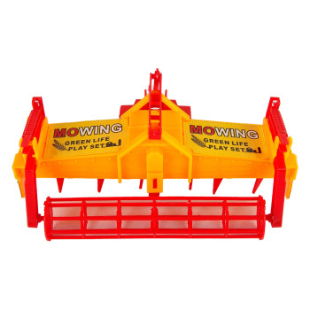 Traktor z Kultywatorem Napęd Frykcyjny Czerwony