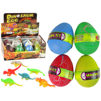 Wykluwające się Magiczne Jajko Dinozaura Rosnące 6 cm Kolorowe