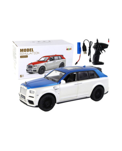 Auto R/C 1:20 Biało-Niebieskie Zdalnie Sterowane