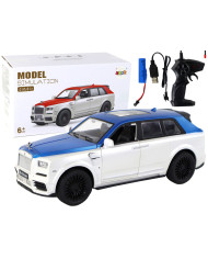 Auto R/C 1:20 Biało-Niebieskie Zdalnie Sterowane