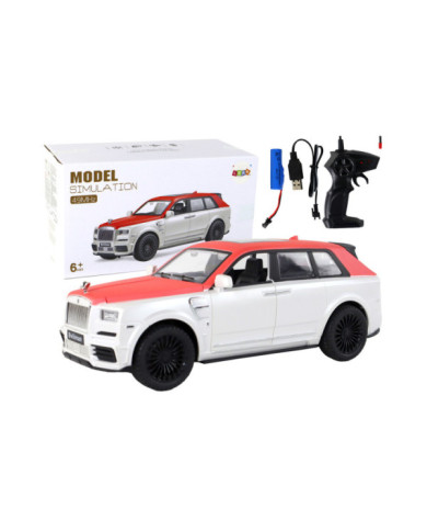 Auto R/C 1:20 Biało-Czerwone Samochód Pilot