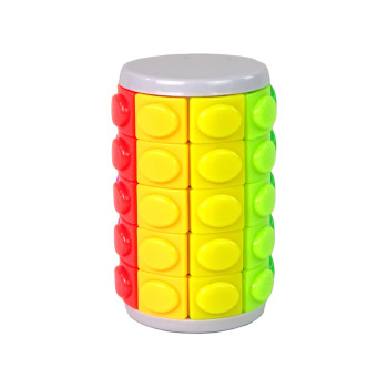 Gra Logiczna Układanka Łamigłówka Walec Obrotowy Kolorowy