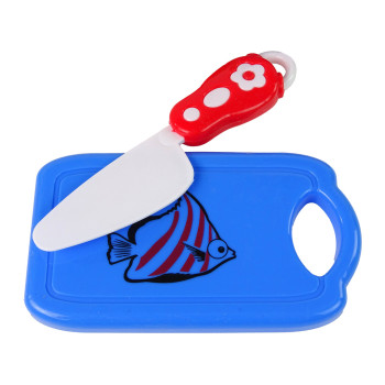 Zestaw Owoców Do Krojenia Deska Talerzyk Sztućce