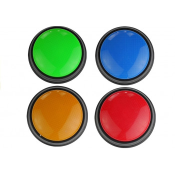 Zestaw Buzzers 4 Światełka Światło Dźwięk 4 Kolory