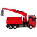 Ciężarówka z Chwytakiem Mercedes Rastar Czerwona