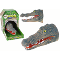 Pacynka na Rękę Krokodyl Zwierzątko Szary
