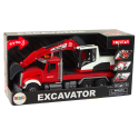 Ciężarówka Z Koparką Ciągnik Koparka Dźwięk Światła