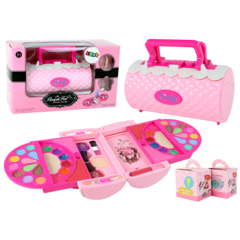 Zestaw do Makijażu w Kuferku Akcesoria Różowy