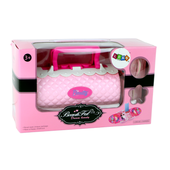 Zestaw do Makijażu w Kuferku Akcesoria Różowy
