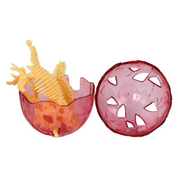 Otwierane Jajo Dinozaura Figurka Żółta 4 Kolory 9 cm