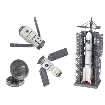 Zestaw Kosmiczny Misja Kosmiczna Rakieta Statek Kosmiczny 8 ele.