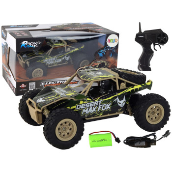 Autko Terenowe Zdalnie Sterowane R/C 1:24 Brązowo-Zielone