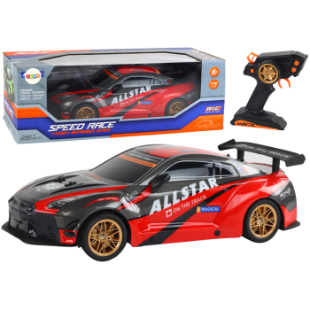 Duże Auto Sportowe Zdalnie Sterowane 1:10 Czerwone