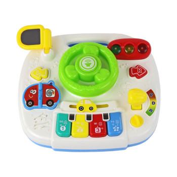 Edukacyjny Interaktywny Stolik Tablica 2w1 Dla Maluchów Kierownica