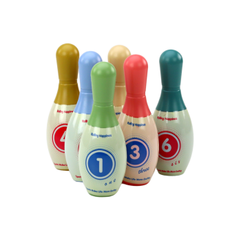 Gra Zręcznościowa Zestaw Kręgli 6szt Kolorowe