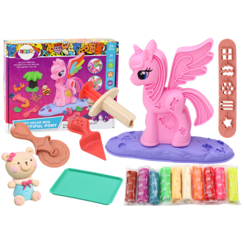 Ciastolina Jednorożec DIY Masa Plastyczna Zestaw Akcesoria