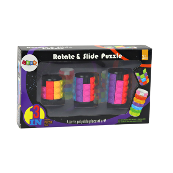 Zestaw Układanek Logicznych Walec 3 Stopnie Trudności