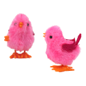 Skaczący Kurczak Zabawka Nakręcana Figurka Różowy