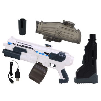 Pistolet Karabin Wodny Biały Na Wodę Automat M416 Akumulatorowy