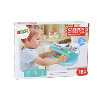 Organki Pianinko Edukacyjne Muzyczne Krokodyl Zielony Dźwięki Światła