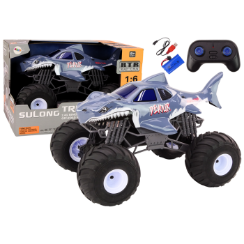 Duże Auto Terenowe Zdalnie Sterowane 2.4G RC 1:6 Rekin