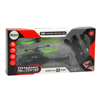 Helikopter Sterowany Dłonią Opaska Czarno-Zielony