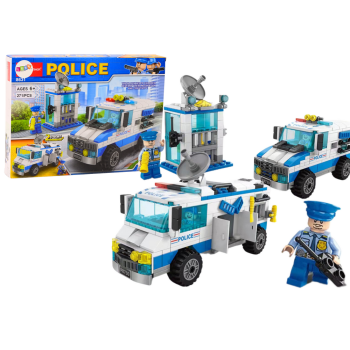Zestaw Klocków Policja Wóz Policyjny Budynek 271 El