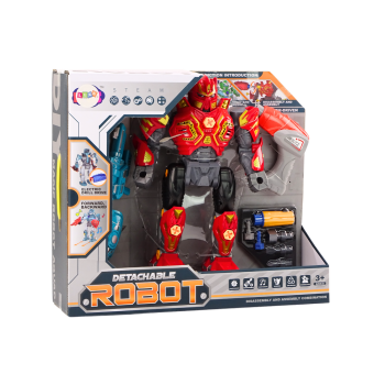 Robot Do Skręcania Broń Wiertarka Śrubokręt Światła Dźwięk Czerwony