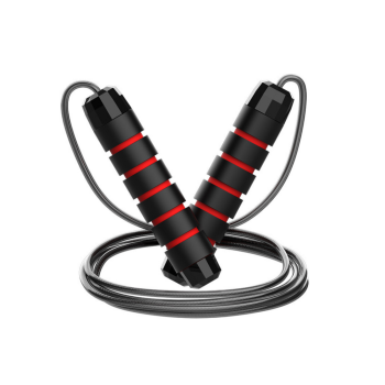 Skakanka Łożyskowa Do Ćwiczeń z Rączką Piankową Regulowana 3m