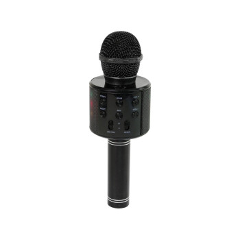 Mikrofon Bezprzewodowy USB Głośnik Nagrywanie Karaoke Model WS-858 Czarny