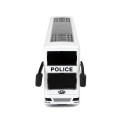 Autobus Policyjny Dwupiętrowy Biały z Naciągiem Dźwięk