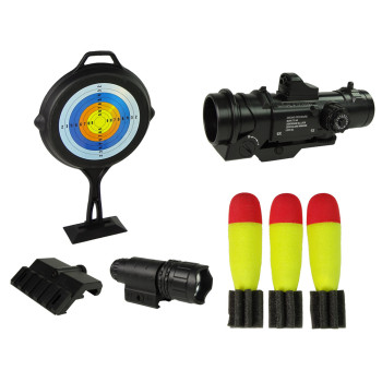 Karabin Granatnik Rakiety z Dźwięk Latarka Czarny