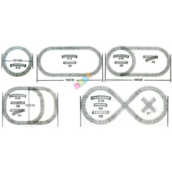 Ogromna Kolejka FENFA 5  Lokomotywa Wagonów Rozjazdy