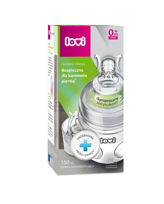 Butelka samosterylizująca 150 ml LOVI