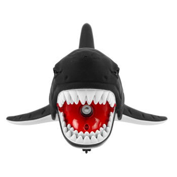 Zdalnie Sterowany Rekin Czarny Na Podczerwień Rusza Ogonem Woda