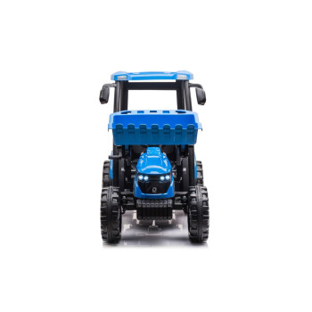 Traktor Na Akumulator Z Przyczepą Hercules Niebieski 24V