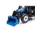 Traktor Na Akumulator Z Przyczepą Hercules Niebieski 24V