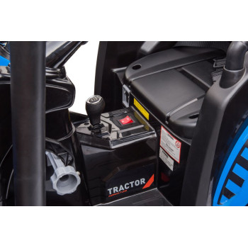 Traktor Na Akumulator Z Przyczepą Hercules Niebieski 24V