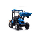 Traktor Na Akumulator Z Przyczepą Hercules Niebieski 24V