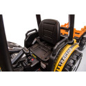 Traktor Na Akumulator Z Przyczepą Hercules Żółty 24V
